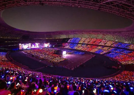 悟空体育LED巨幕和荧光棒燃爆周杰伦太原演唱会（第二场）