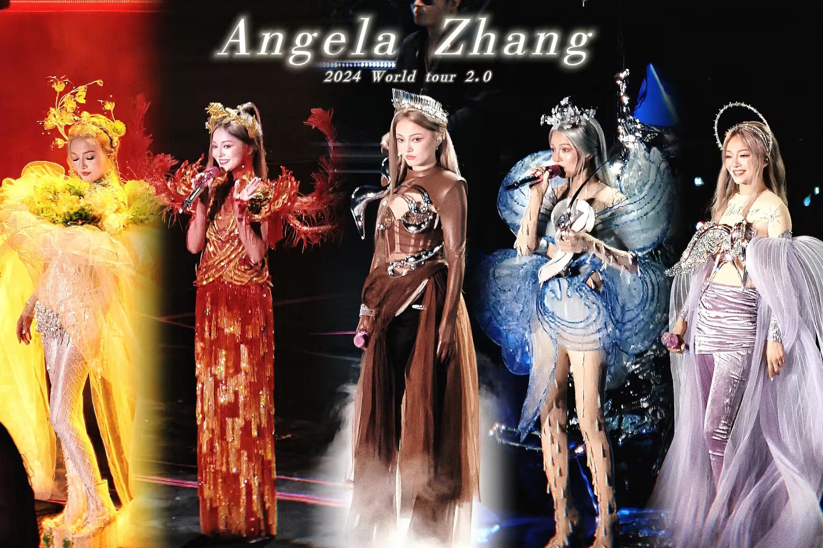 璀璨夺目！悟空体育LED巨幕打造光影魔法，张韶涵湖州演唱会变身高定秀场